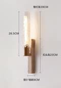 Miniatyrbillede 2 af 2: Udendørs Væglampe, Elegant Stendesign, Energi Effektiv LED,39cm-C