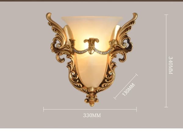 Angel Wing Vägglampa, LED-belysning, Vintage Design,Ängelvinge