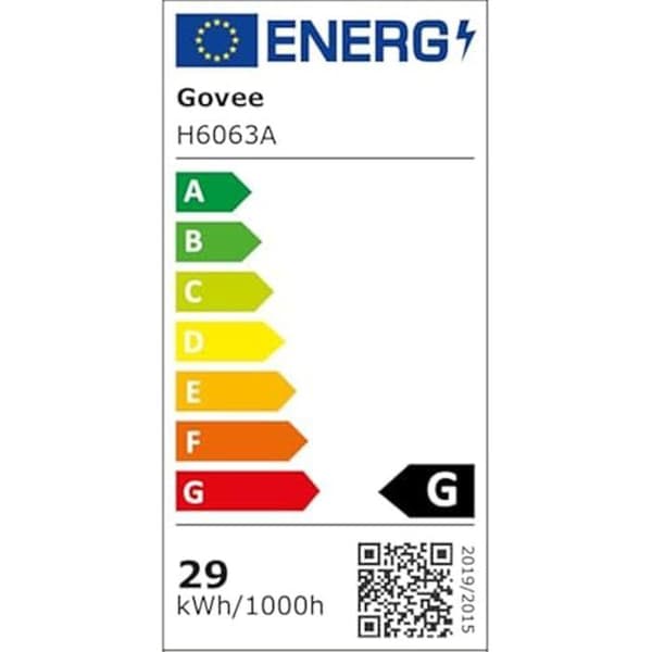 Vägglampa - Govee - H6063312 - LED - 12W - Fjärrkontroll ingår