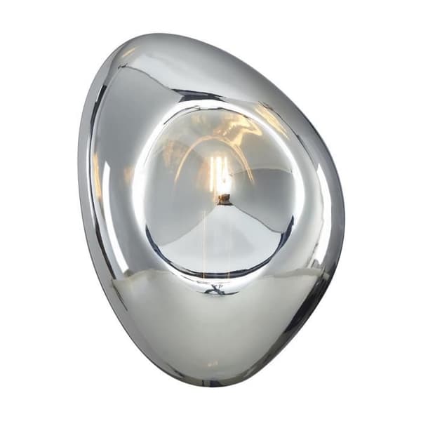 Maytoni Mabell Modern vägglampa i krom, glasskärm Krom