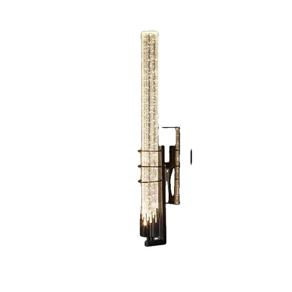 LED-seinävalaisin, moderni tyyli, monipuolinen käyttö,Lämmin valo, Musta-33cm
