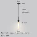 Miniatyrbild 2 av 2: Vägglampa, Modern stil, LED-lampa, Kopparmaterial,varmt ljus, Stil F-Svart