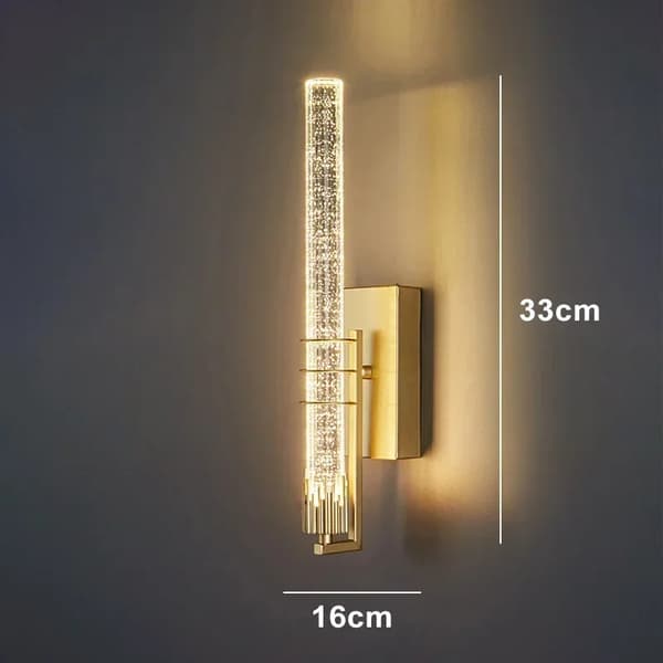 LED-seinävalaisin, moderni tyyli, monipuolinen käyttö,Kulta-33cm, Lämmin valo