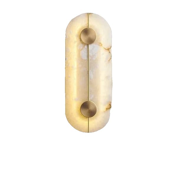 Väggmonterad LED-vägglampa, modern stil, hållbart kopparmaterial,varmt ljus, W16,5H42,5cm guld