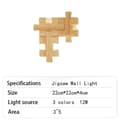 Miniatyrbild 1 av 2: LED Pussel Vägglampa, Dimbara Funktion, Modern Stil,Pusselstil, 3 färger