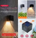 Miniatyrbild 3 av 4: INN Vägglampa 2 st IP44 Liten Enkel Fyrkantig Vägglampa 800mAh Vattentät Vägglampa för Korridor Trädgård Innergård Utomhus Vägglampa
