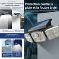 Miniatyrbild 3 av 4: INN Outdoor LED Solar Light IP65 Vattentät Människokroppsinduktion med rörelsesensor 150LED Allt-i-ett Solar Spotlight