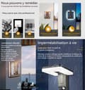 Miniatyrbild 3 av 4: INN vägglampa 4 st IPX4 solcellsvägglampa med 3 ljuslägen mänsklig kroppsavkännande vägglampa vikbart lamphuvud