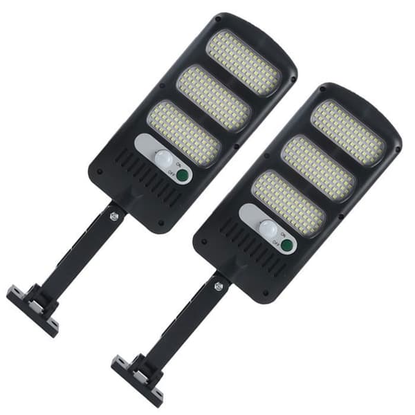 TD® 2st LED utomhus solcellsvägglampa Människokroppssensorlampa IP67 Vattentät utomhus vattentät gatlykta innergård