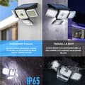 Miniatyrbild 3 av 4: INN Solar lampa 2 stycken IP65 med tre driftlägen utomhus solar ljus med rörelsedetektor jordfyr