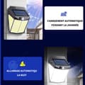 Miniatyrbild 3 av 4: INN Outdoor Solar Lamp 230 LED för utomhus med rörelsesensor IP65 Vattentät 3 lägen för trädgårdsvägg Energibesparing