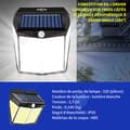 Miniatyrbild 4 av 4: INN Outdoor Solar Lamp 230 LED för utomhus med rörelsesensor IP65 Vattentät 3 lägen för trädgårdsvägg Energibesparing