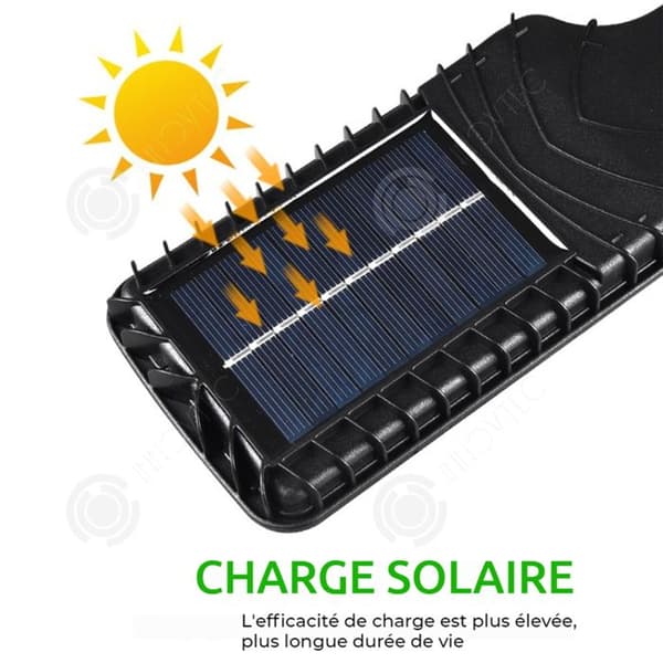 INN Solar lampa med 3 ljuslägen IP65 utomhus solar vägglampa med intelligent sensor för trädgård korridor solar beacon