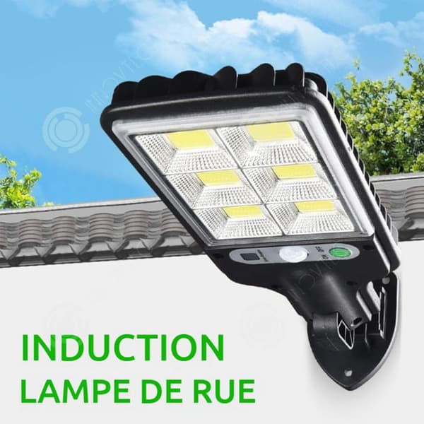 INN Solar lampa med 3 ljuslägen IP65 utomhus solar vägglampa med intelligent sensor för trädgård korridor solar beacon