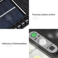 Miniatyrbild 2 av 4: INN Solar lampa med 3 ljuslägen IP65 utomhus solar vägglampa med intelligent sensor för trädgård korridor solar beacon