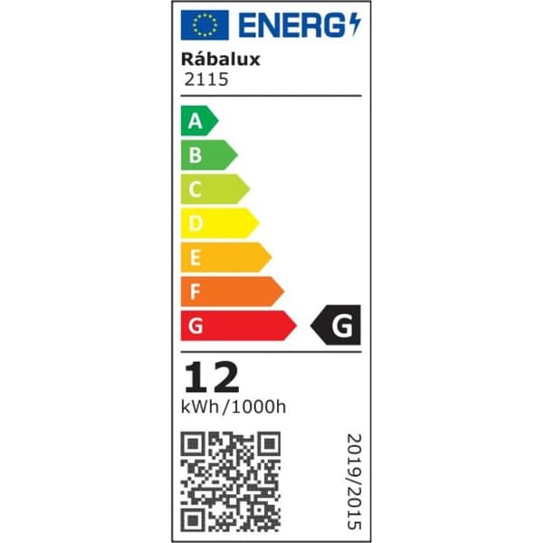 Applikationsbelysning för badrum Rabalux, 12W LED, IP44, design i krom, Levon