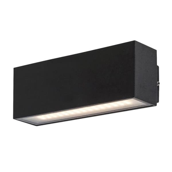 Lampe Rabalux, vägglampa, utomhus, LED, 10W, IP54, Mataro, svart