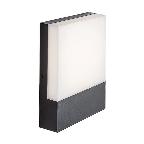 Lampe Rabalux, utomhusvägglampa, väggmontering, LED 10W, IP44, svart, Gimone