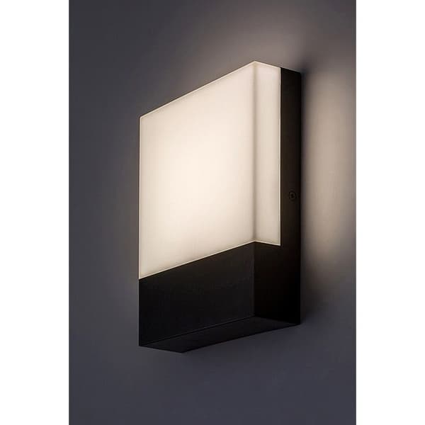 Lampe Rabalux, utomhusvägglampa, väggmontering, LED 10W, IP44, svart, Gimone