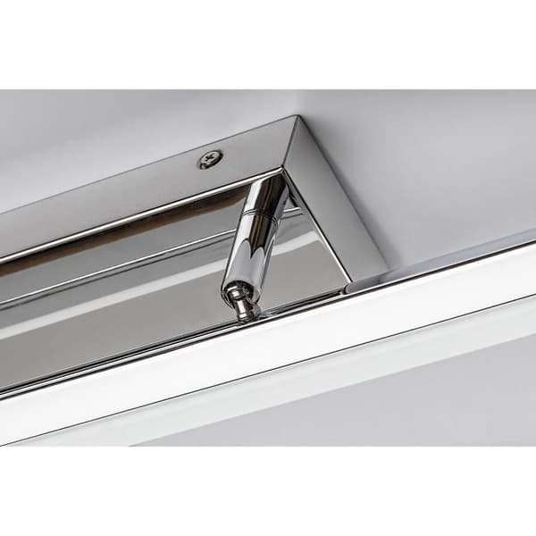 Inomhus skåplucka i aluminium med plastklass F Rabalux Turgon 20W - krom - 11x67x10 cm