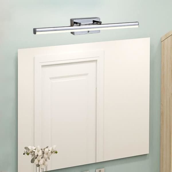 Inomhus skåplucka i aluminium med plastklass F Rabalux Turgon 20W - krom - 11x67x10 cm