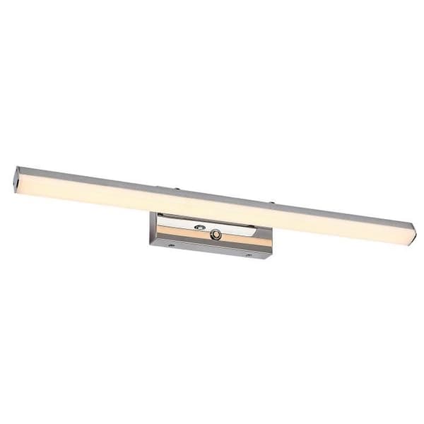 Inomhus skåplucka i aluminium med plastklass F Rabalux Turgon 20W - krom - 11x67x10 cm