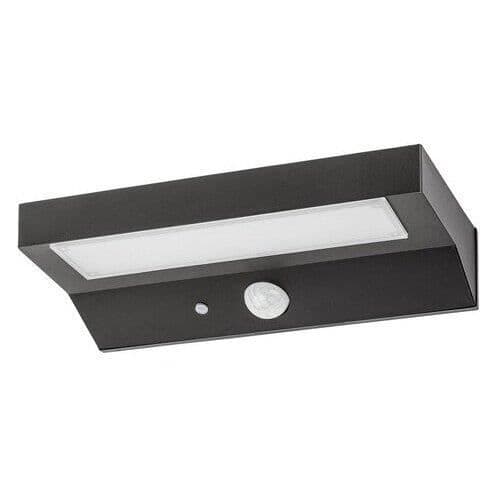 Utomhus solcellslampa i aluminium Rabalux Korana - svart - TU