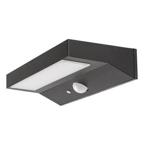 Utomhus solcellslampa i aluminium Rabalux Korana - svart - TU Svart