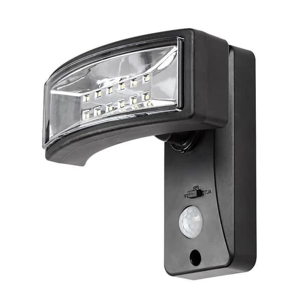 Utomhus solarmodul lampa i plast med plastskärm Rabalux Valpovo 2,4W - svart - 16,5x12,5x15,5 cm Svart