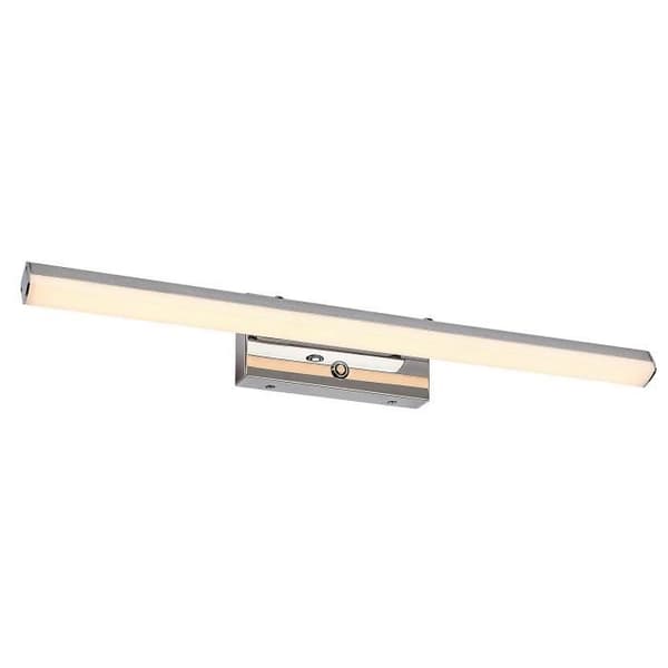Inomhusarmatur i aluminium och plast klass F Rabalux Turgon 13W - krom - 11x53x10 cm