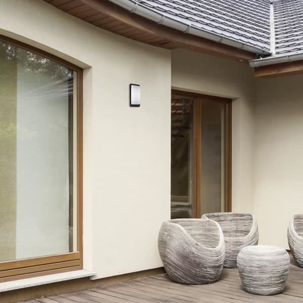 Utomhusapplikation i plast lampskärm Rabalux Opole E27 1xMAX 12W IP65 - matt svart - 14x33x14 cm