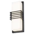 Miniatyrbild 3 av 3: Utomhus LED vägglampa integrerad Rabalux Rodez 12W 800lm 4000K IP44 - antracit - 12x30,5x8 cm