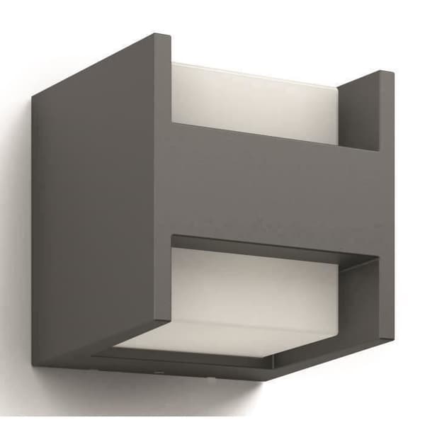 PHILIPS Utomhusvägglampa Arbor 2x4,5W 230V - Antracit Svart