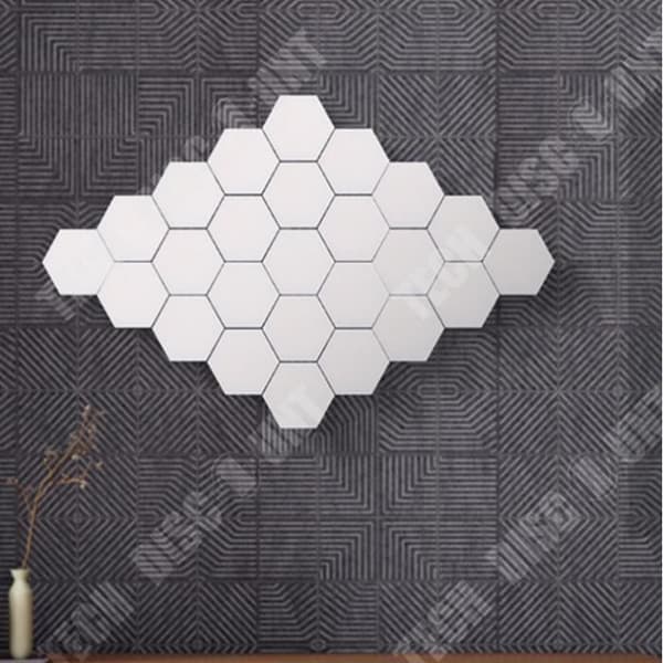 TD® PURGO Modern touch LED-vägglampa quantum hexagon armatur EU 220V (parti 5st)