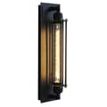 Miniatyrbild 1 av 4: TD® Vägglampa 1 Pack Retro Industrial Black Metal Edison Flute Vägglampa