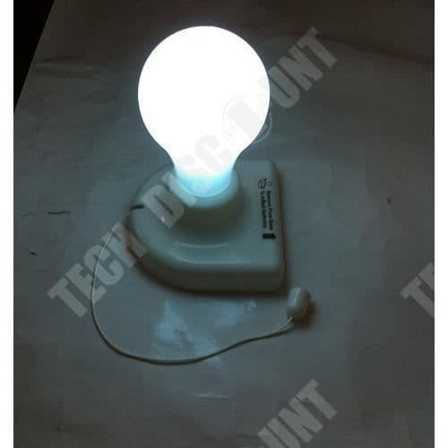 TD® Pull String Lights Skåp Light Wall Sconce 3LED Corridor Plast Nattlampa Utomhus Camping Tält Light