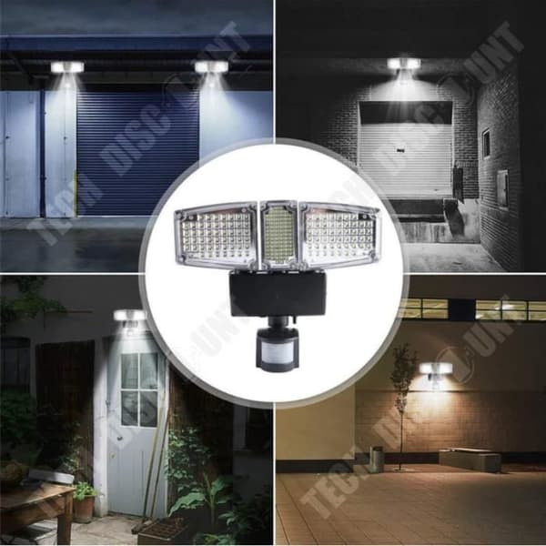 TD® 100LED Solar Power Body Motion LED Induktionsljus Utomhusvägglampa