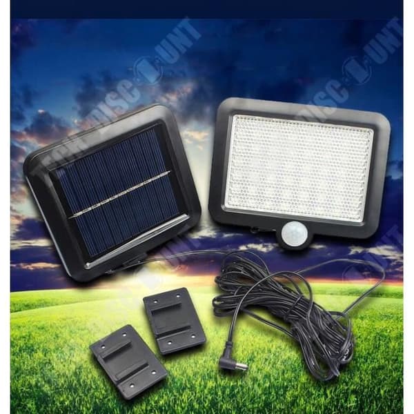 TD® 120 LED IP65 Vattentät COB Super Bright Solfångare Vägglampa Split Induktion Solar Light för utomhusträdgård