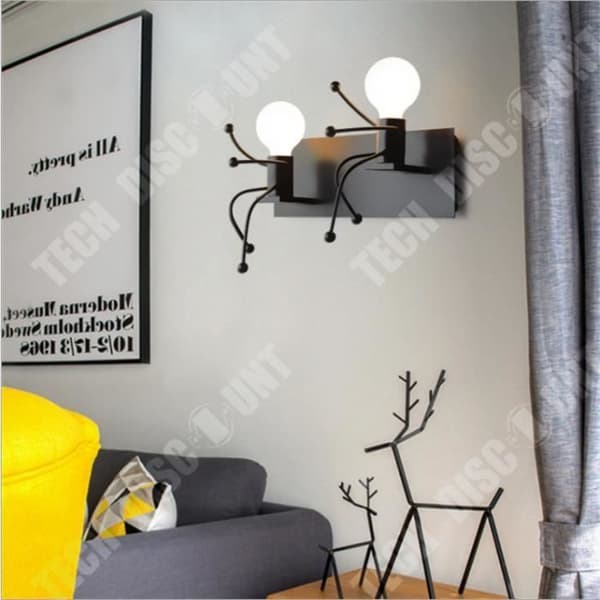 TD® Modern Vägglampa - Creative and Simple - Svart