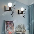 Miniatyrbild 1 av 4: TD® Modern Vägglampa - Creative and Simple - Svart