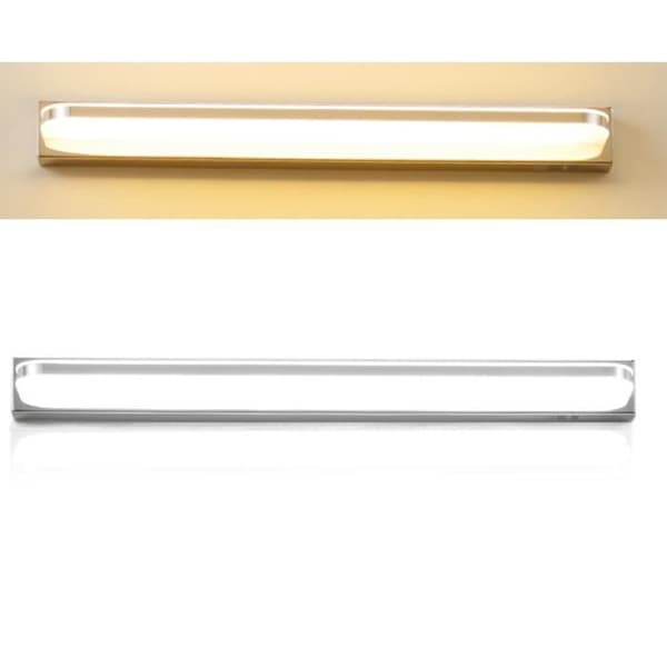TD® ELINKUME LED badrumsspegellampa 7W 770LM - Vattentät inomhusvägglampa - 42CM - Varmvit