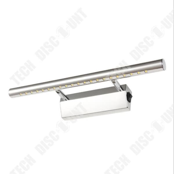TD® 5050SMD Vägglampa för badrum med spegel - 21 LED - Rostfritt stål - 5W