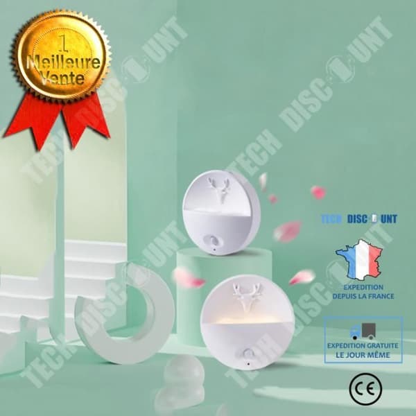 TD® Intelligent människokroppsinduktionsnattlampa, vägglampa, skåpslampa, sovrumsvägglampa, hallvägglampa