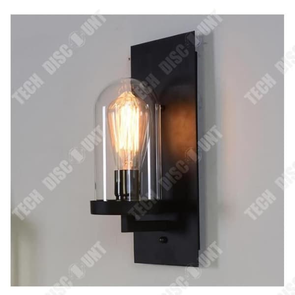 TD® Vintage Vägglampa Amerikansk retro industriell vind-Kreativ Sänglampa balkong gång smidesjärn korridor bar café la