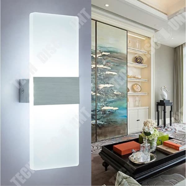 TD® Modern LED-lampa Vägglampa Inomhusväggbelysning Lampor för kökstrappa Sovrum varmvitt ljus (14*