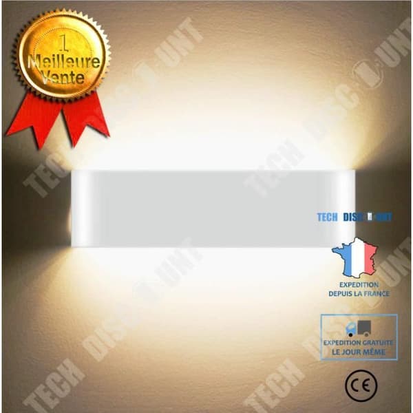 TD® 12W LED Vägglampa Vägglampa Inomhus utomhuslampa Varmvit