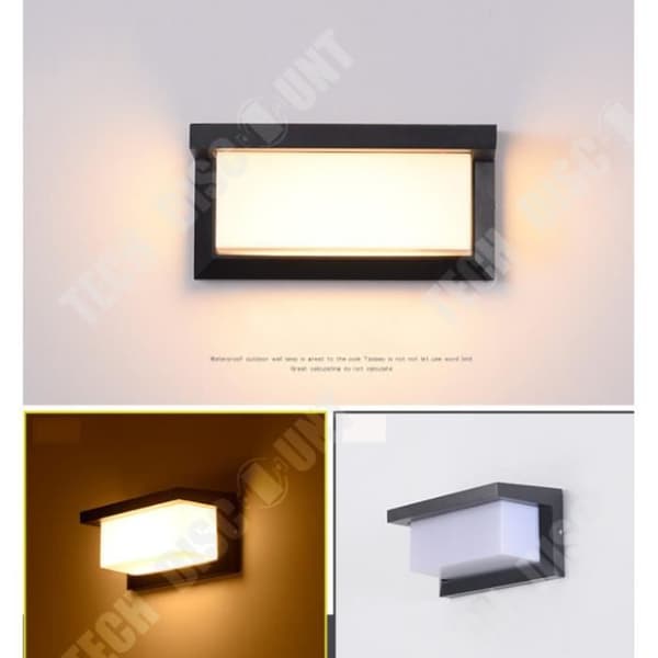 TD® led vägglampa utomhus vägglampa aluminiumrör vattentät vägglampa enkel induktion vägglampa vägglampa mu