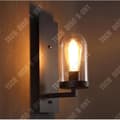 Miniatyrbild 3 av 4: TD® Kreativ vägglampa i retro industriell stil vid sängen balkong gång smidesjärn korridor nostalgisk bar café lampa