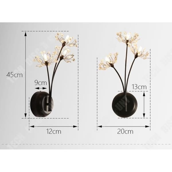TD® maskros vägglampa inomhus utomhus badrum sovrum led barn trådlös belysning dekoration design billig modern