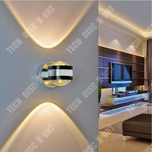 TD® Sconce Bulb Vägglampa LED Crystal Dubbelsidig multifunktionell dekoration Halogen inomhusljus